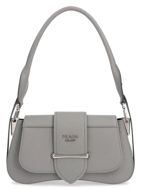 prada grey handbags